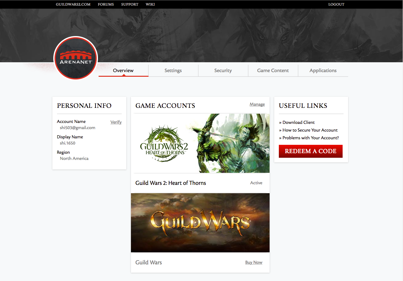 Account management: overview.