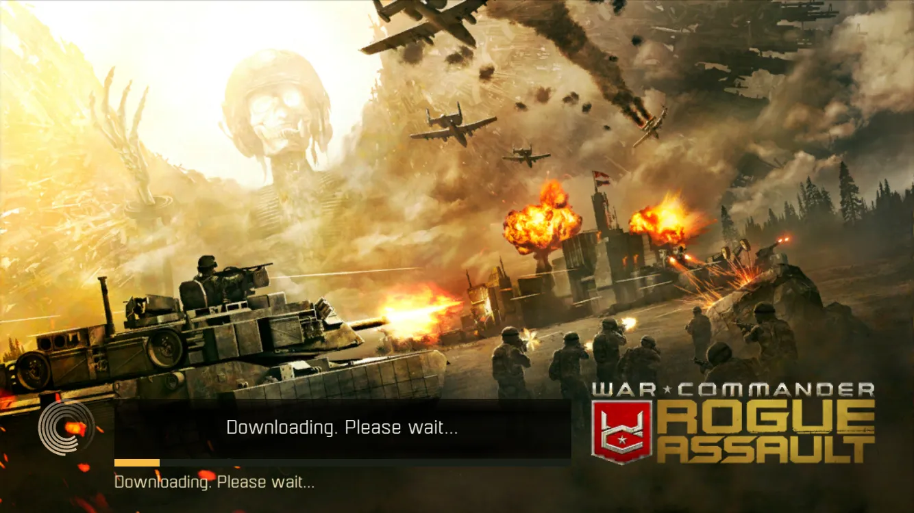 War Commander: Rogue Assault, in-game screen.