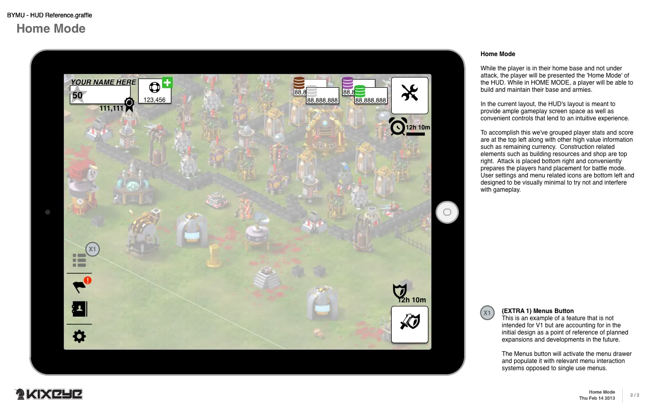 Backyard Monsters Unleashed, wireframe 1.