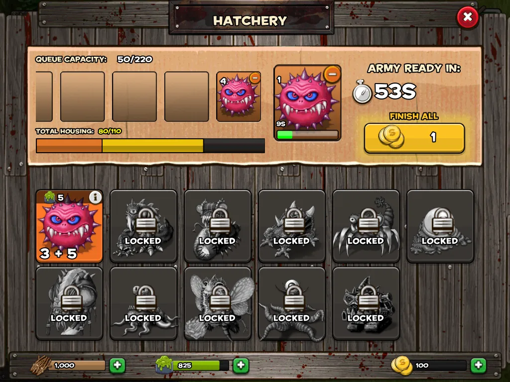 Backyard Monsters Unleashed, screen 3.2.