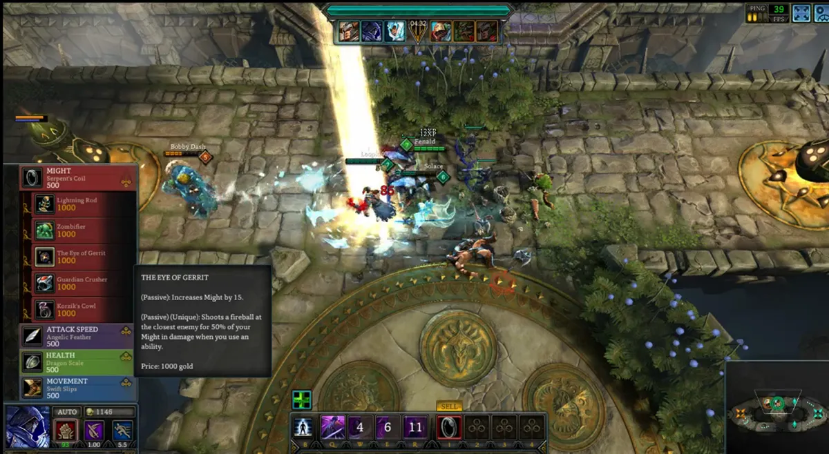 TOME: Immortal Arena, gameplay.