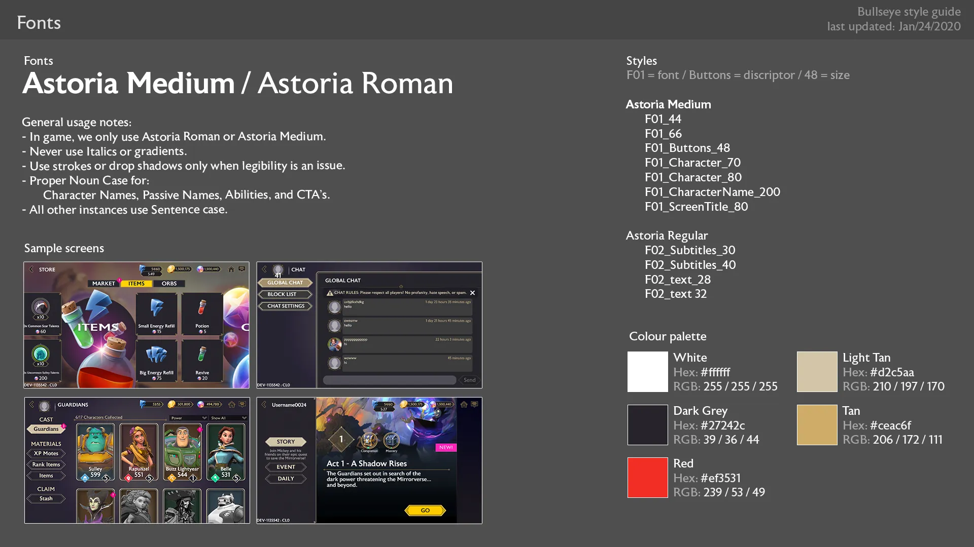 Styleguide V3: fonts.