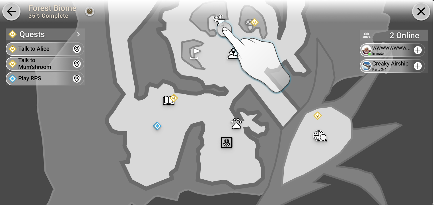 Seamless flow, figure 3: the hub map.