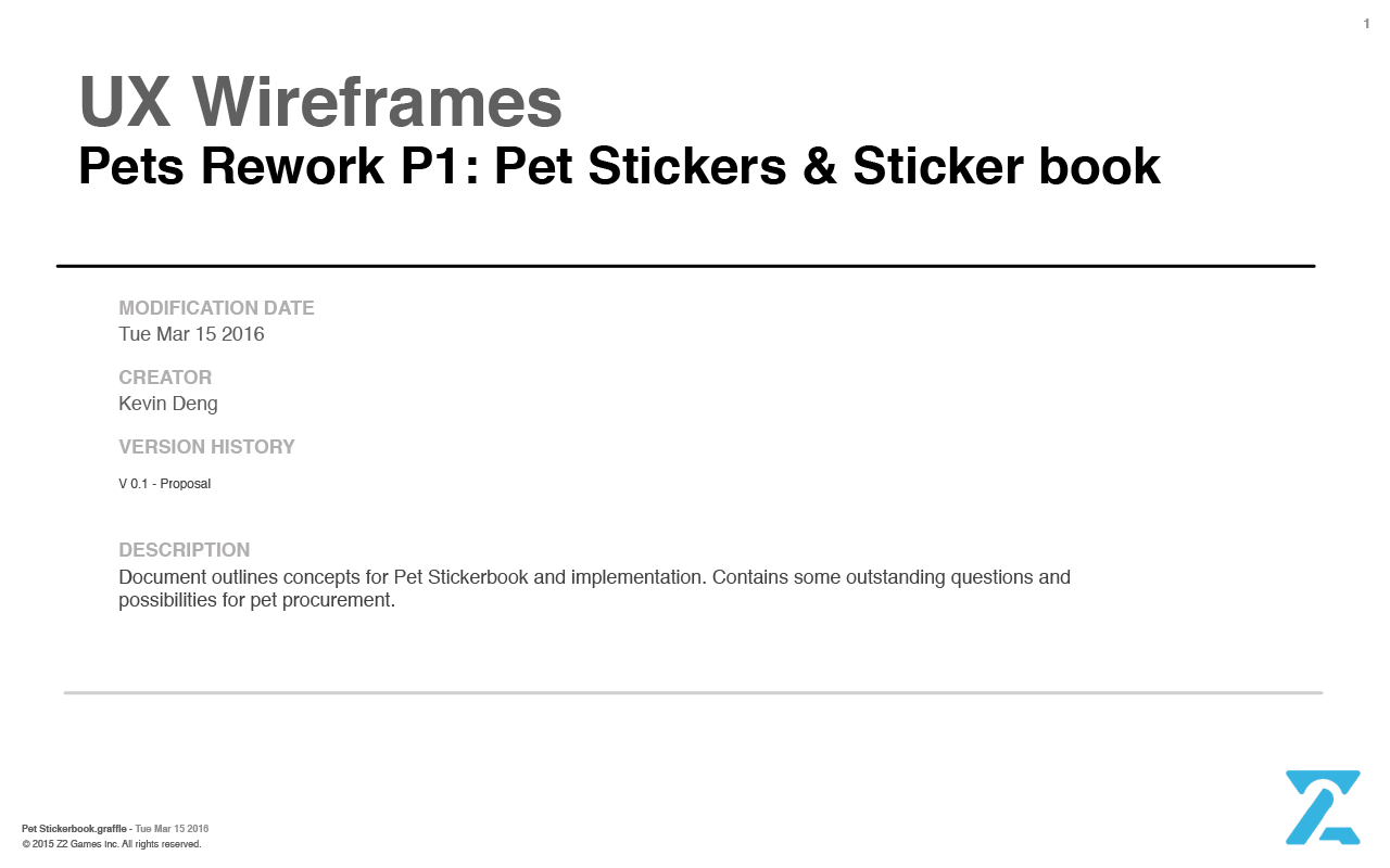 Pet Stickerbook.
